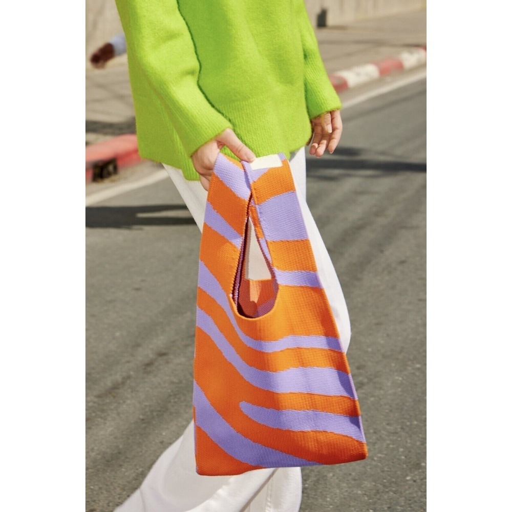Buffollow Everyday tote Bag Knit bag light weight size Medium US seller‎